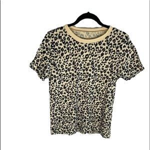 𝅺ANIMAL Print Leopard Women Tee XL